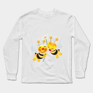 bees in love Long Sleeve T-Shirt